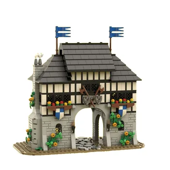 1207-Piece Medieval Falcon Castle DIY Building Set - Imaginative Construction Toy for Architecture Enthusiasts, Ideal Holiday Gi