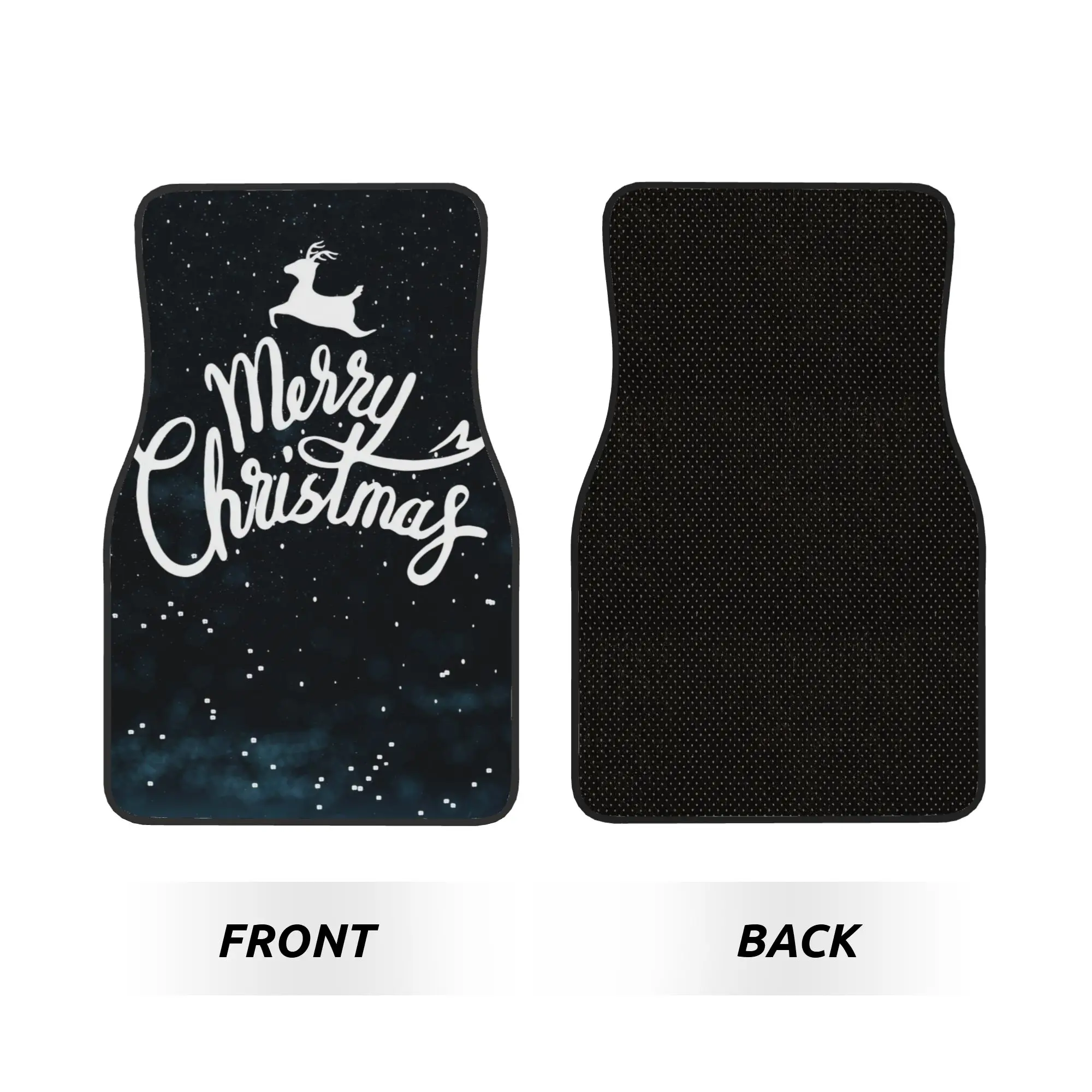 4pcs, Exquisite Car Floor Mats With Iconic Christmas Theme, Perfectly Designed With Unique Patterns, Suitable For Cars, Trucks,