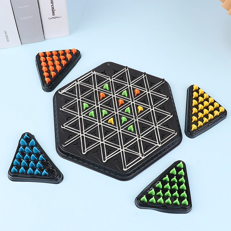 JOTriangle-Jeu explorez ecs et de stratégie Duel Board pour enfants et adultes, piste de logique familiale amusante, tables, nouveau