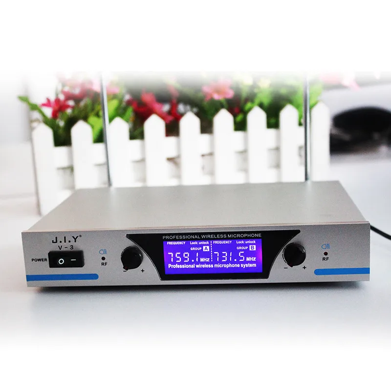 يده ميكروفون لاسلكي كاريوكي لاعب المنزل كاريوكي صدى خلاط نظام الصوت الرقمي جهاز مزج الصوت الغناء آلة V3 +