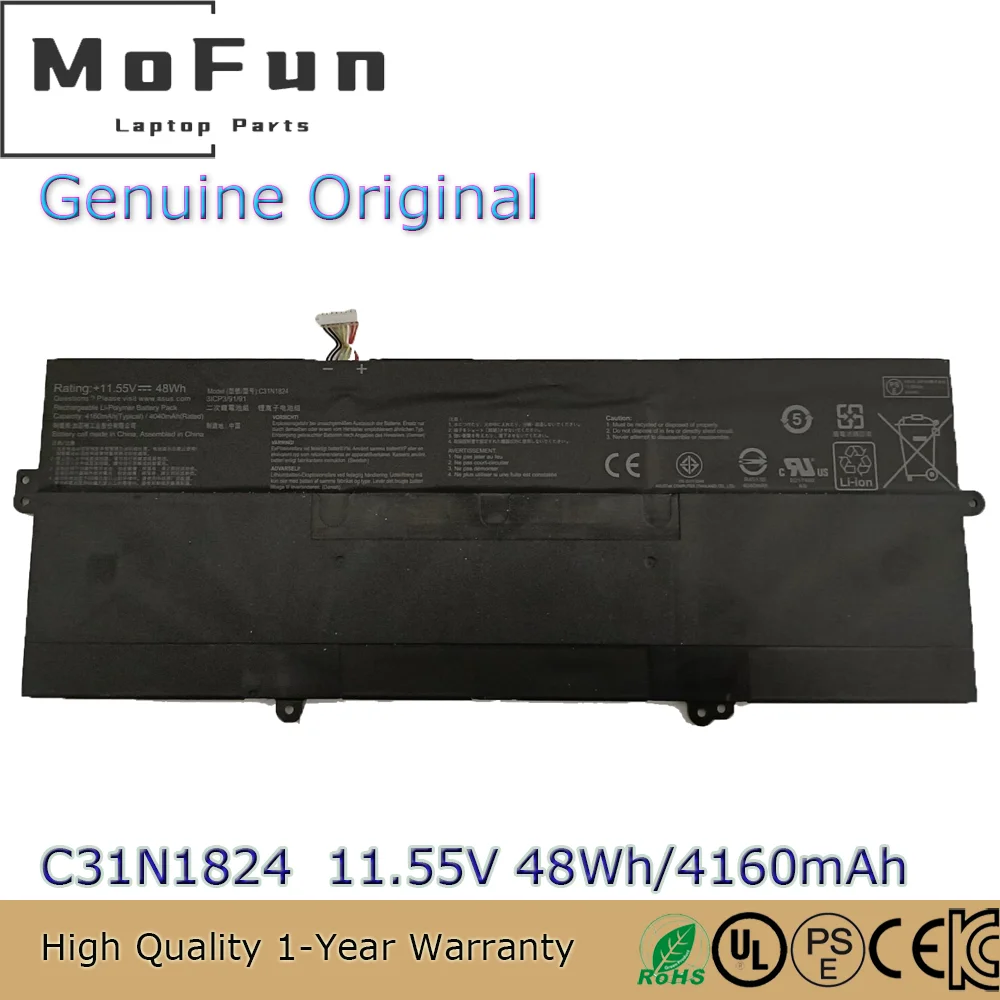 New Genuine C31N1824 OEM Battery for Asus Chromebook C425TA C433TA 3ICP3/91/91