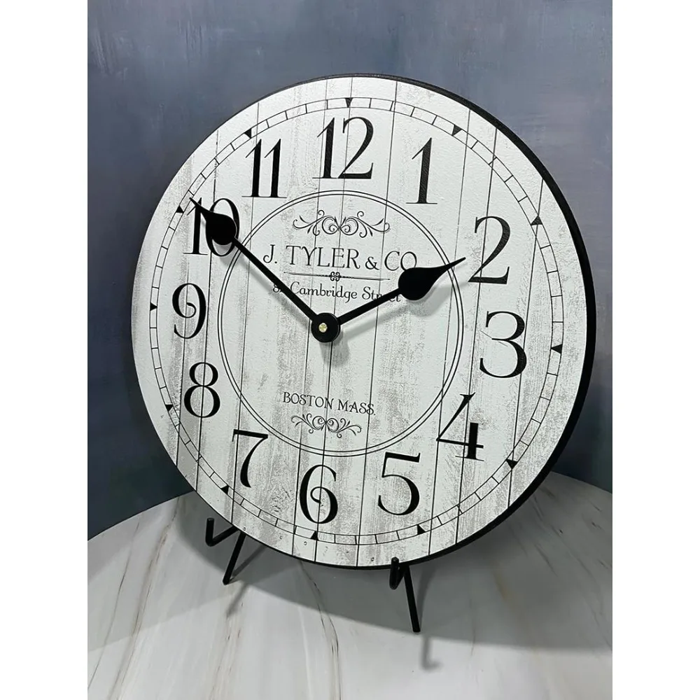 Gray Clocks | Ultra Quiet Quartz Mechanism | Hand Made in USA Beautiful Crisp Lasting Color | Comes in 8 Sizes