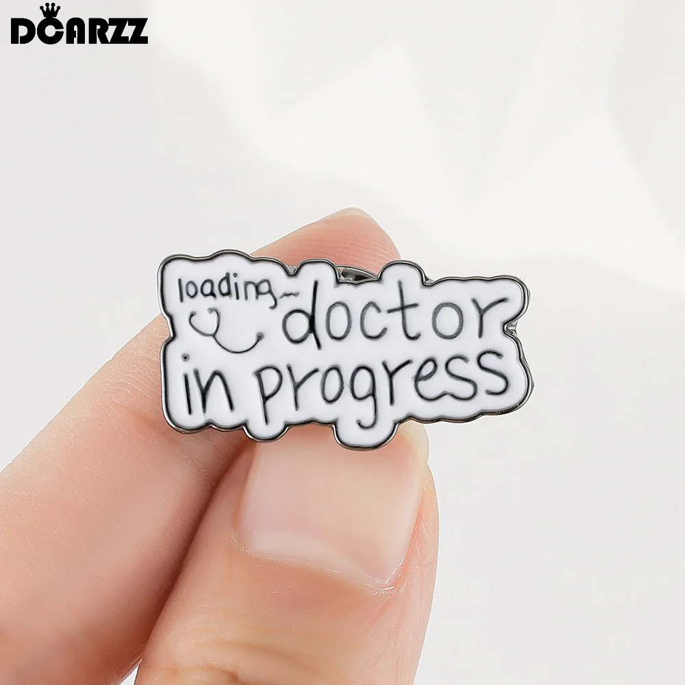 DCARZZ Funny Medical Enamel Pin Doctor Surgeon Nurse Brooch Backpack Lapel Bag Badge Jewelry Medicine Accessories