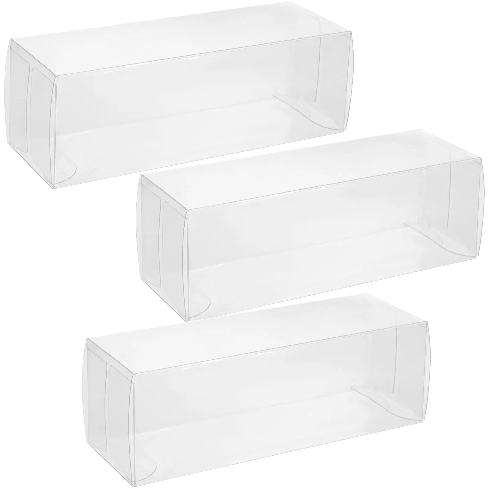 

3Pcs Golf Ball Packaging Box Modern Transparent Design Strong Pe Build Ideal for Golf Ball Storage Organization Home Shop