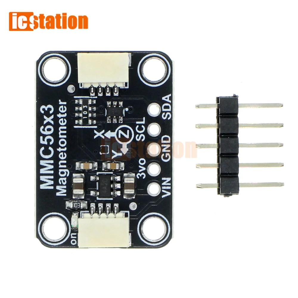 MMC5603 Three-axis Magnetometer Module With STEMMA QT/Qwiic Interface 20Bit Resolution For STEMMA QT/Qwiic Detection