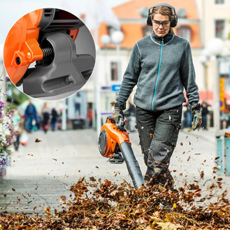 

125B Gas Leaf Blower, 28-cc 1.1-HP 2-Cycle Handheld Leaf Blower, 470-CFM, 170-MPH, 12.5-N Powerful Clearing Performance