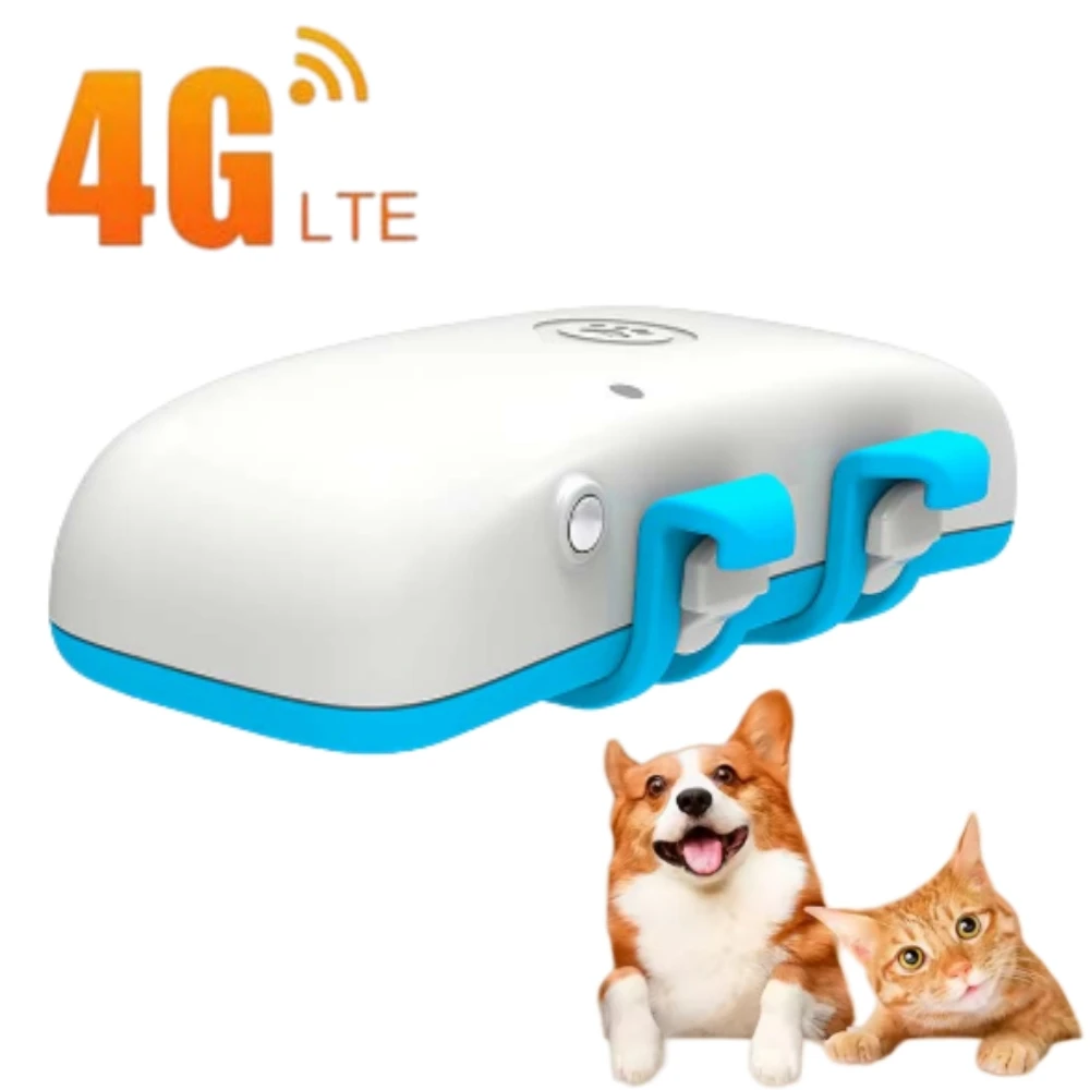 4G Portable GPS Locator Dog Anti-theft GPS Tracker Pet Real Time Position Geo-fence Route Query Vehicle Daily Safety Protection