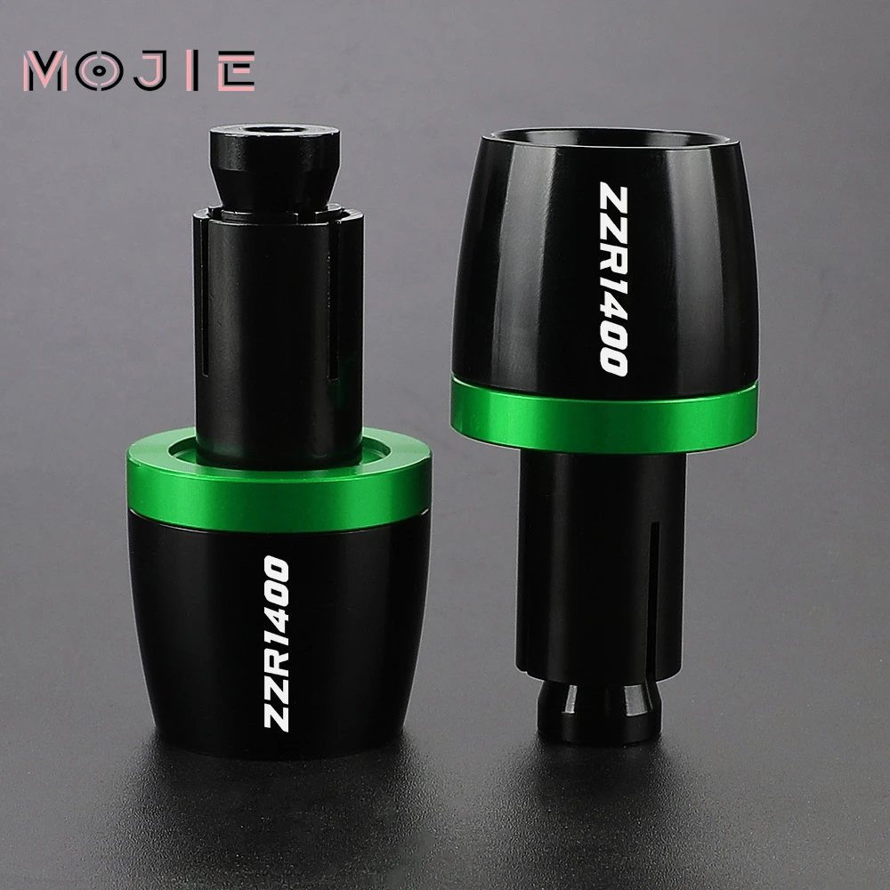 لكاواساكي ZZR1400 ZZR 1400 2006-2024 2022 2023 2021 دراجة نارية المقود القبضات بار ينتهي غطاء 22 مللي متر مقبض موازنة التوصيل