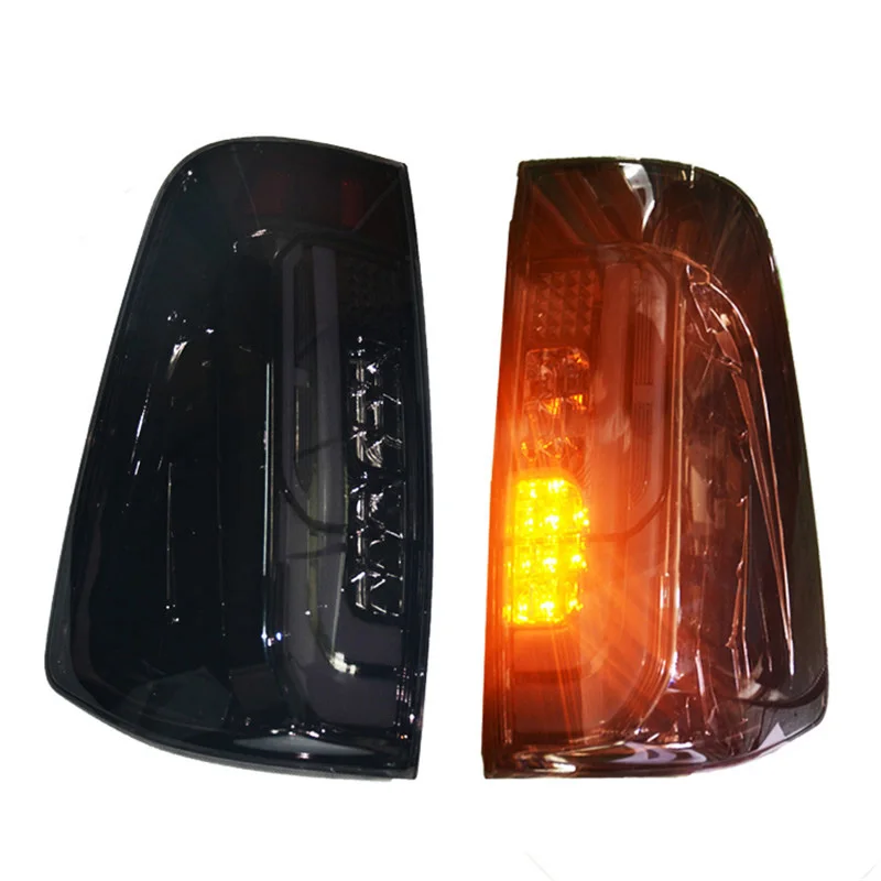 LED Taillight FOR NISSAN NAVARA NP300 Back Rear Lamp 2015-2018 Year Smoke Black