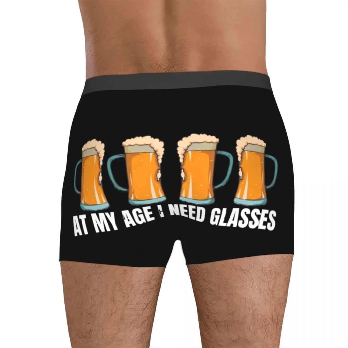 Boxer Underpants Shorts Beer Lovers Panties Men Breathable Underwear for Homme Man Boyfriend Gifts