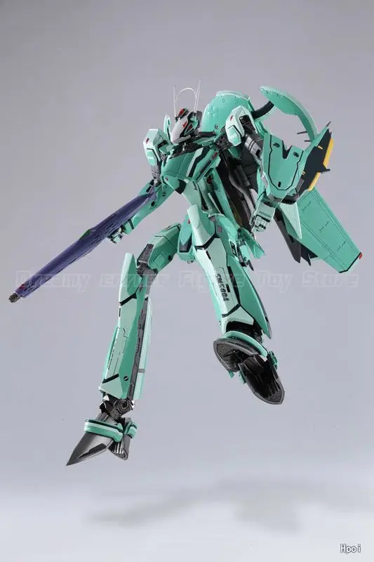 【متوفر】مجموعة ألعاب Mecha الأصلية من Bandai DX Chogokin RVF-25 Macross F Messiah Valkyrie