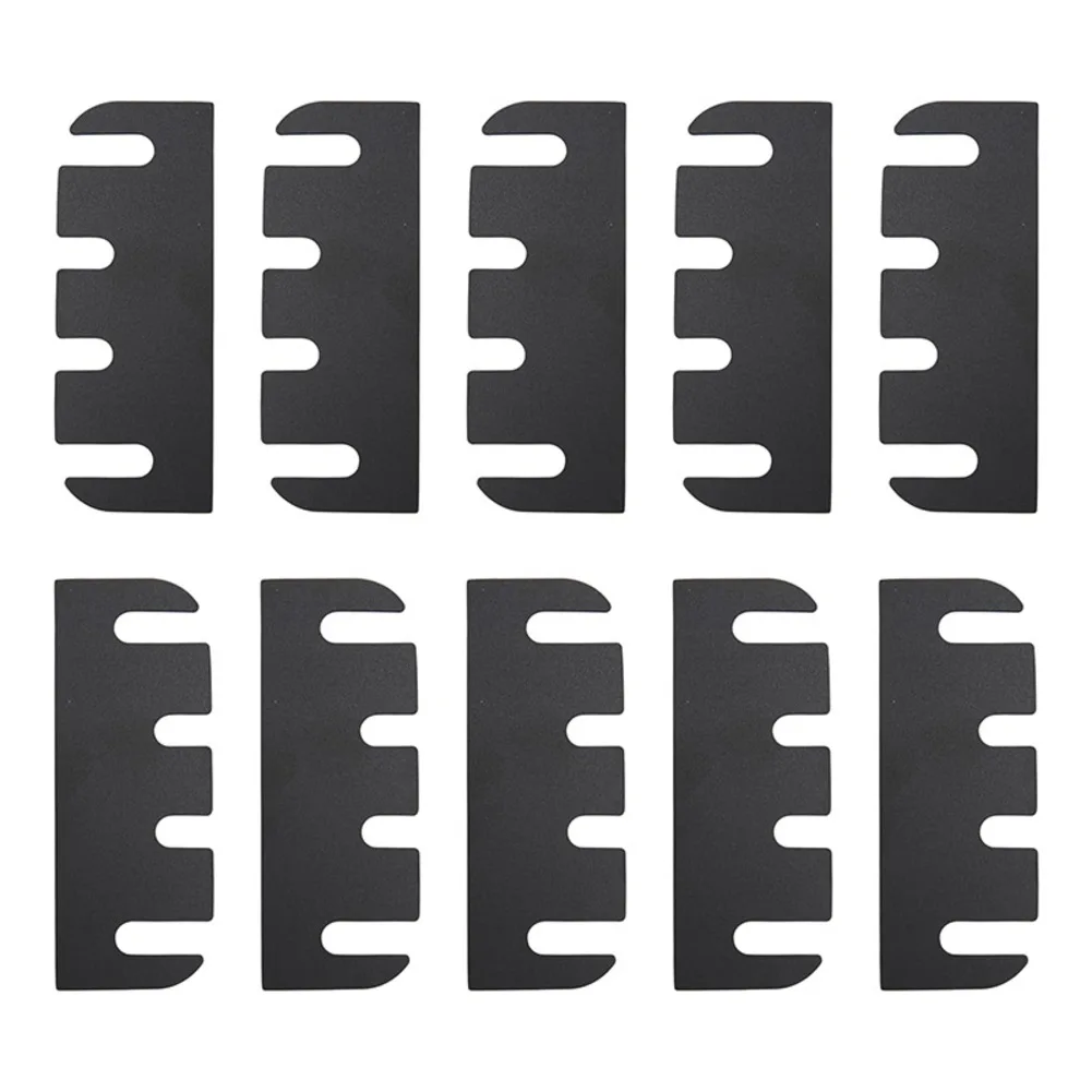 For Door Hinge Repair Kit with 10 Pieces of 4 Inch PVC Shims for For Door Gap For Filling and Precise For Door Hinge Adjustment