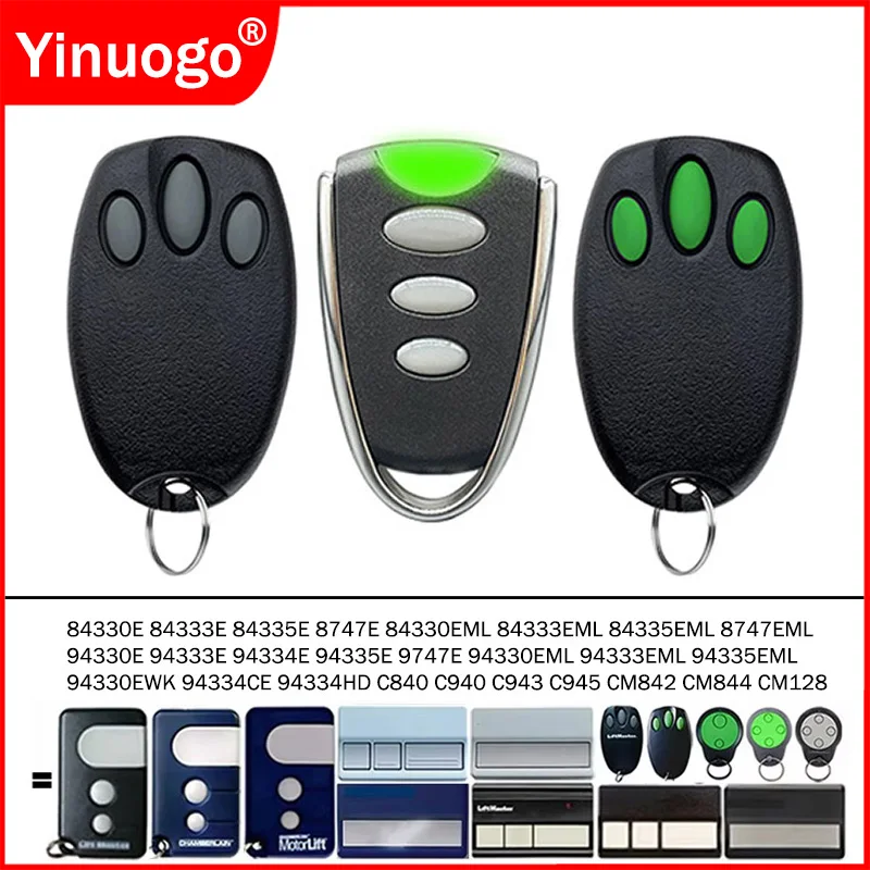 LiftMaster 94335E 84335E 94335EML 84335EML MERLIN C945 C943 C940 C840 1A5639-7 Garage Door Remote Control 433.92MHz Rolling Code