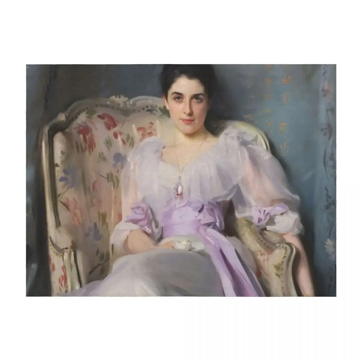 

Lady Agnew Of Lochnaw - John Singer Sargent Throw Blanket Plaid Custom Cute Blankets