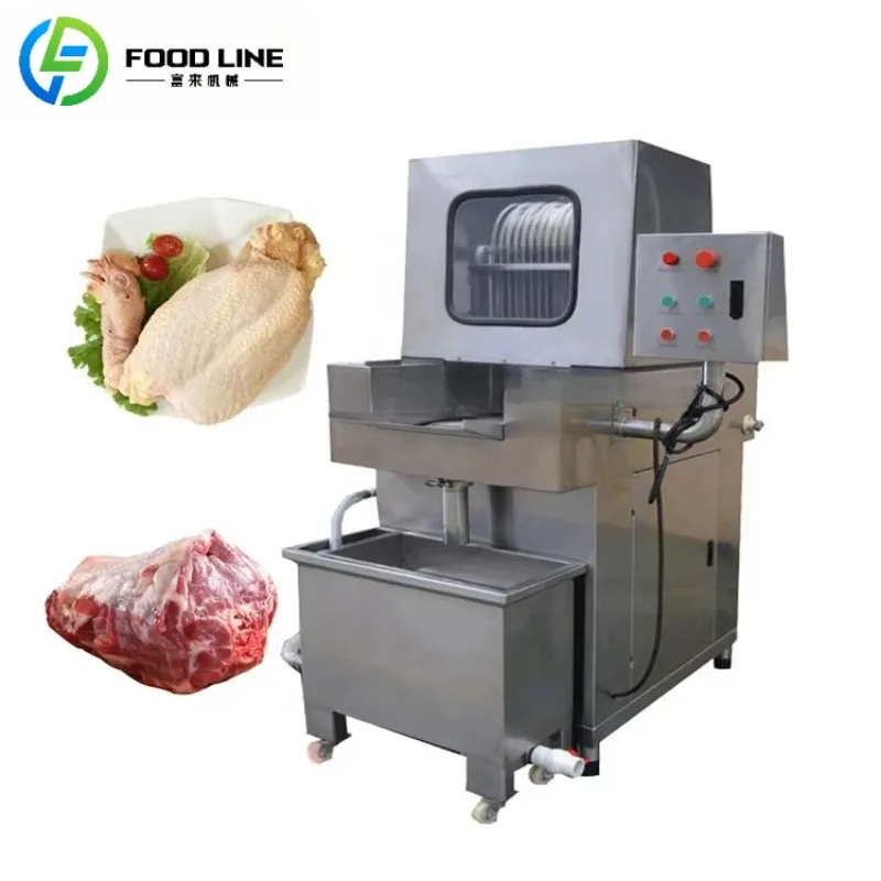 Customized Meat Injection Machine Chicken Saline Syringe Electric Brine For Meat Processing Commercial Use And Injection