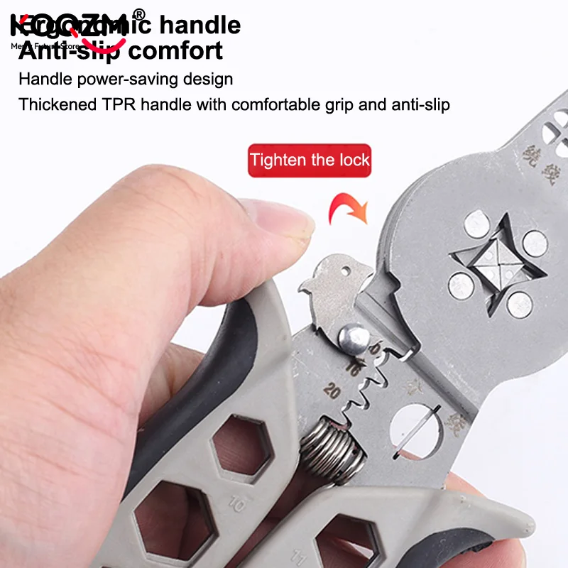 كهربائي متجرد الأسلاك متعددة الوظائف محددة كابل القاطع منحني الفم سلك متجرد العقص كماشة لف الأدوات اليدوية