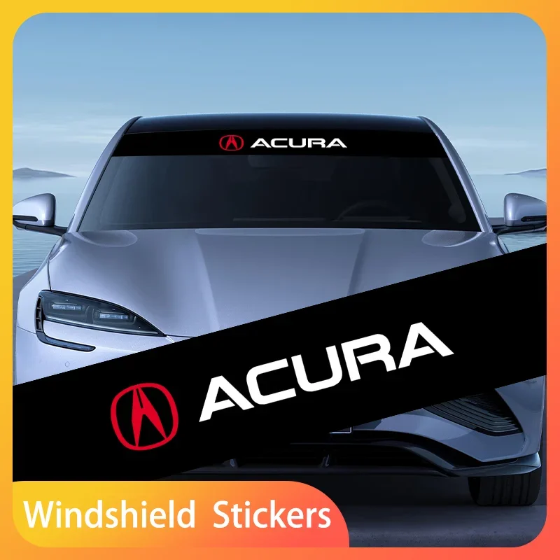 

Car Front Rear Windshield Decoration Accessories Stickers For Acura Integra TL TLX ILX RL NSX ZDX MDX RDX TSX RSX RLX