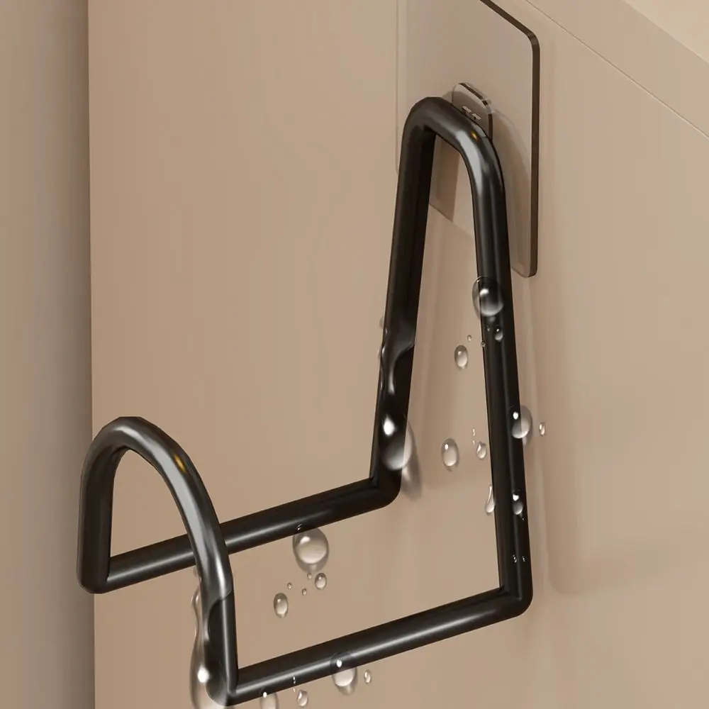 

Настенная стойка для ракеток для бадминтона, клейкая полка для теннисных ракеток без перфоратора, металлические ракетки для пиклбола, настенный держатель