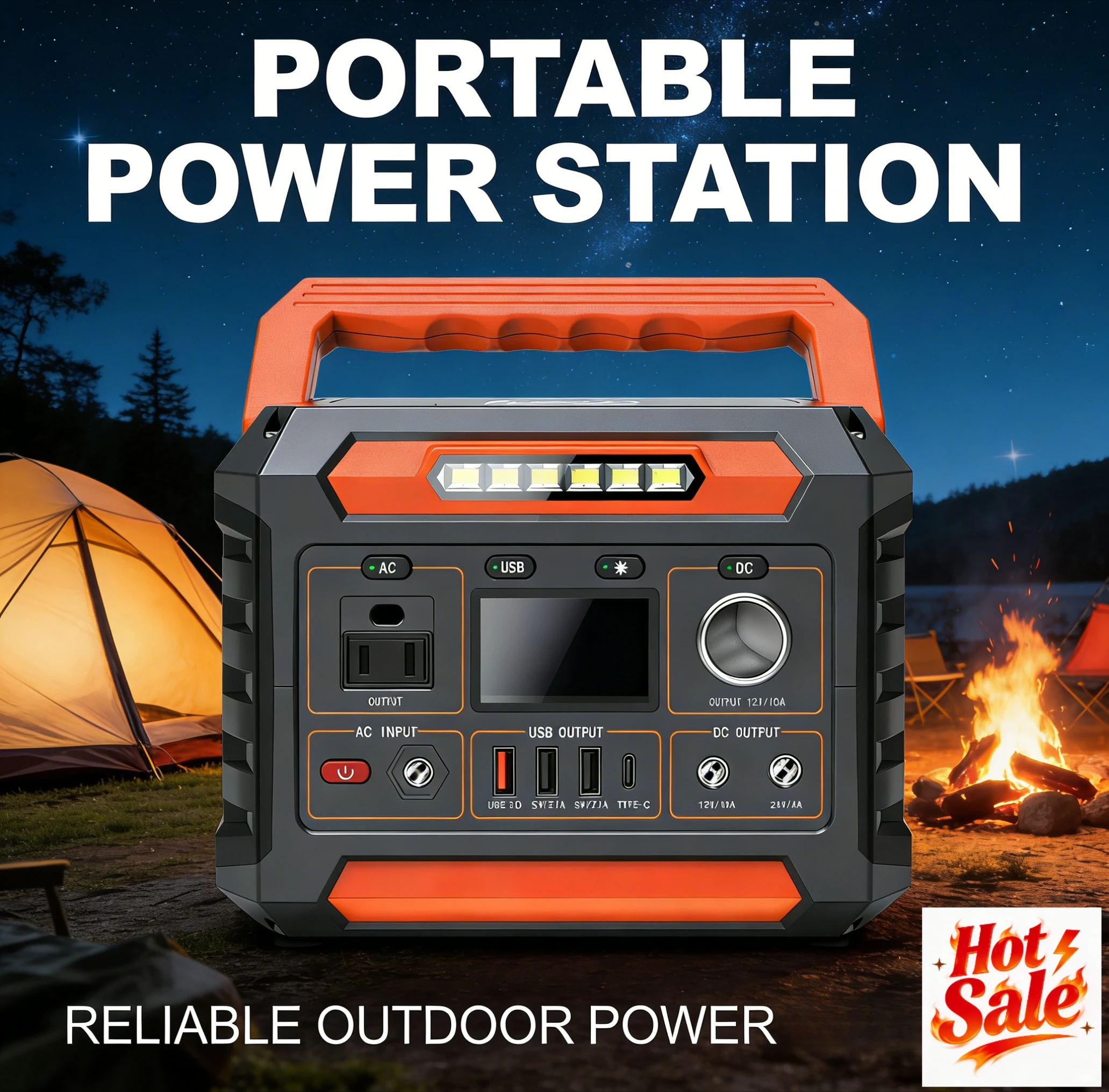 

Hot SaleHot Sale300W Portable Power Station, 299Wh/80818mAh Solar Generator, Regulated DC Output Backup Battery with Pass-Throu