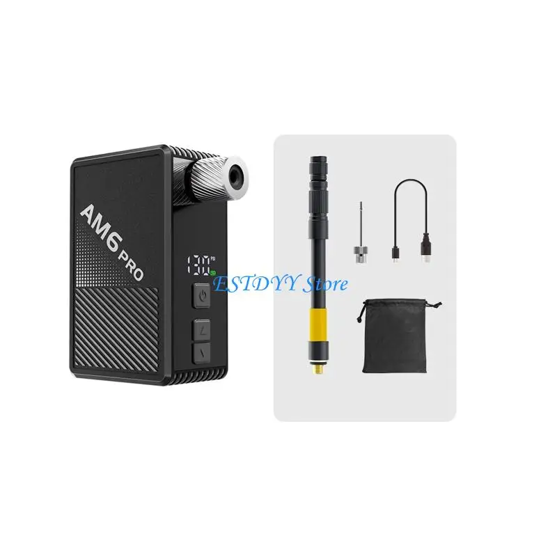 

G6DE Miniature Rechargeable Bikes Electric Tire Inflator Multicolor Powerful Display