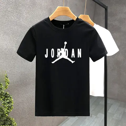 Men's Sports Short Sleeve T-shirt Graphic Sports Michael Men's and Women's Crew Neck Printed T-shirt