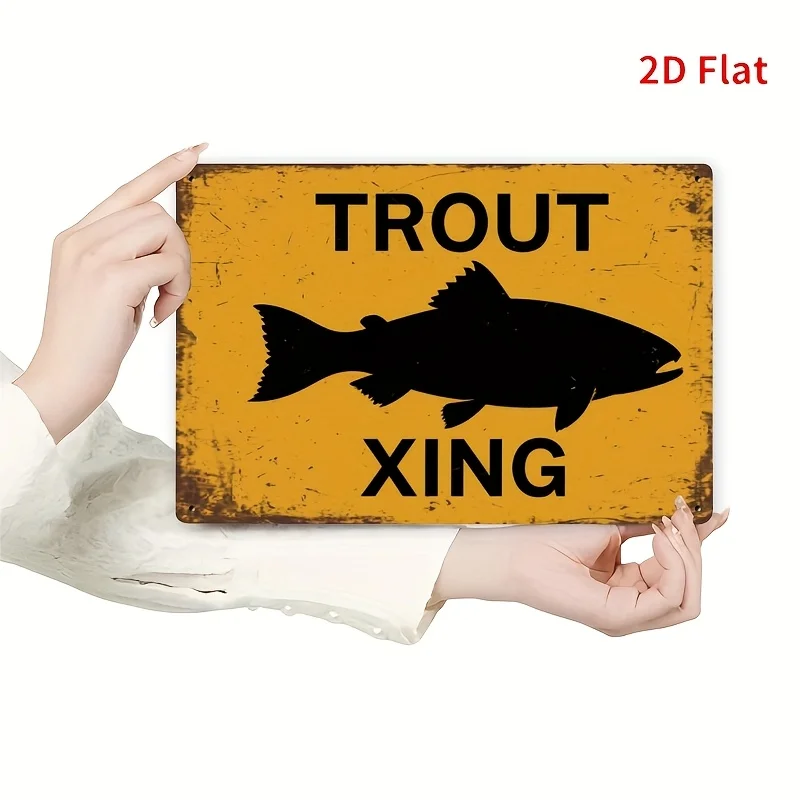 2D Flat, New Product Recommendation: 2D Flat Vintage Metal Sign Tin Painting, 