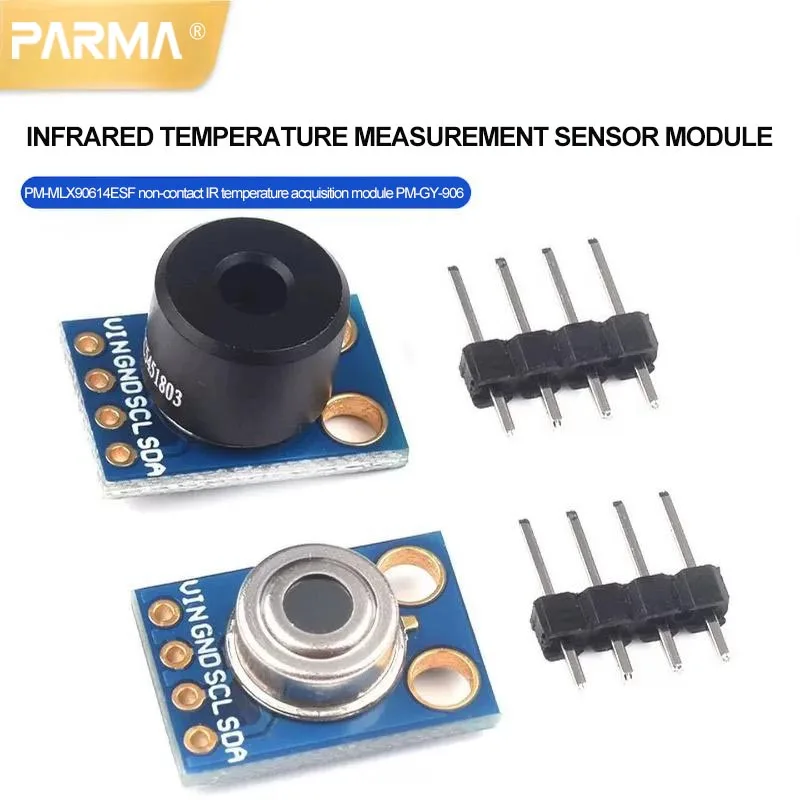 MLX90614ESF Infrared Temperature Measurement Sensor Module - Non-contact IR Temperature Acquisition Module GY-906