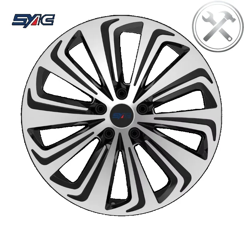 Custom 17-21 Inch 5x112 Gloss Black Machined High Load Forged Alloy Wheel Rims Factory Direct Wholesale