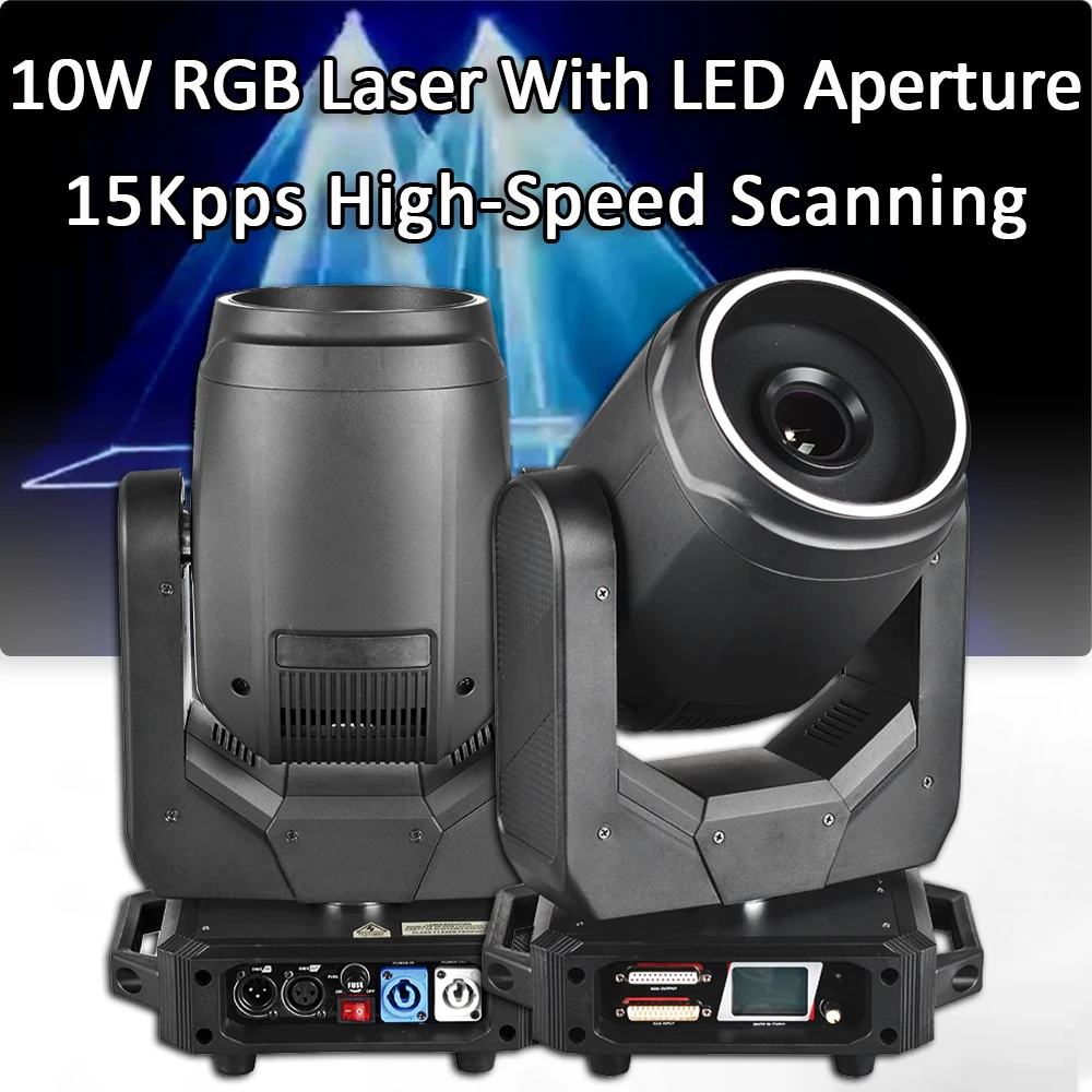 10W Full Color Moving Head 3D Animation Cartoon Stage Effect Lighting For DJ Disco Wedding Club DMX Modes Fixture Beam Spot