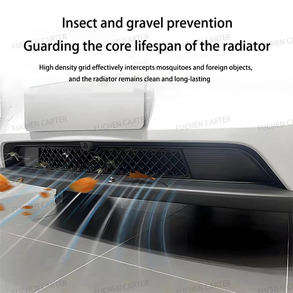 テスラ モデル3 2025年発売 ハイランド インナーベントグリル ロワーバンパー 防虫ネット エアインレット 防塵カバー