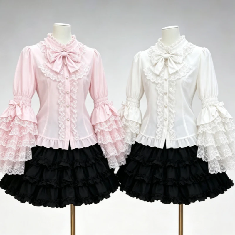 Women Y2K Gothic Vintage 2 Piece Skirt Set Harajuku Sweet Lace Patchwork Top Mini Skirt Suit Spicy Girls High Street Fashion