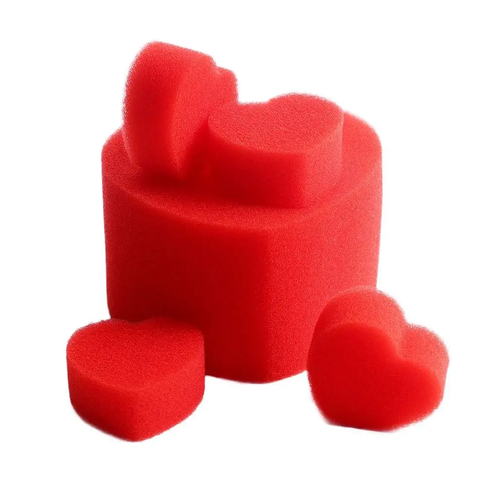 

5pcs Hearts Sponge Finger Magic Magic Props Red Love Ball Party Trick Close Up Magic Tricks Gift For Kids Halloween Party Toy