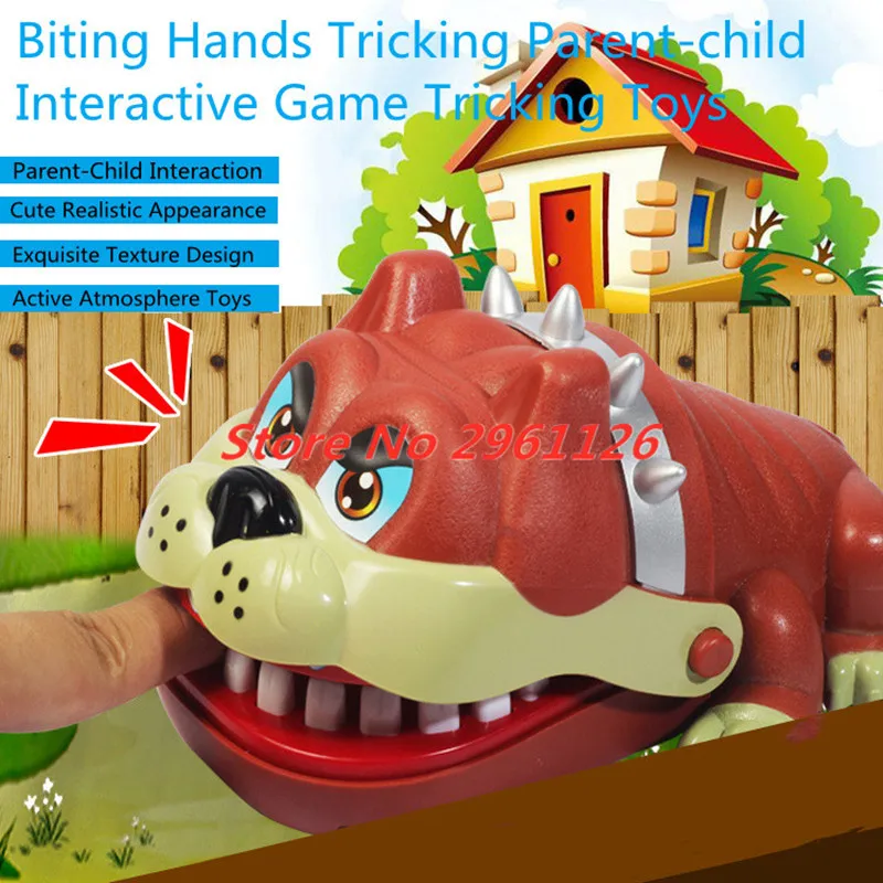 

Parent Child Interaction Bite Fingers Prank Extract Tooth Interest Game Toy Dog Family Friend Gathering Entertaining Fun Dog Toy