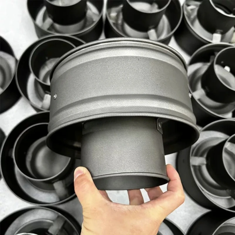 Rain-proof cap Flue anti-pouring cap Anti-return wind Smoke pipe outer wall Anti-return smoke rain-blocking chimney waterproof