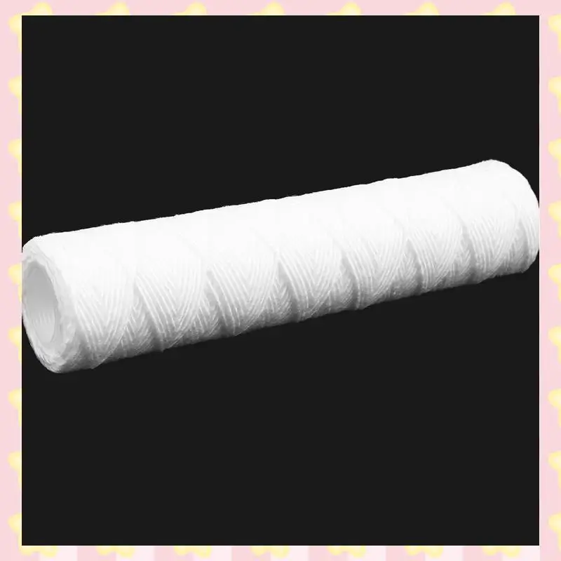 

AB51 6Pcs Water Purifier 10 Inch String Wound Filter Cartridge 5 Micrometre PP Cotton Filter Sedmient Filter
