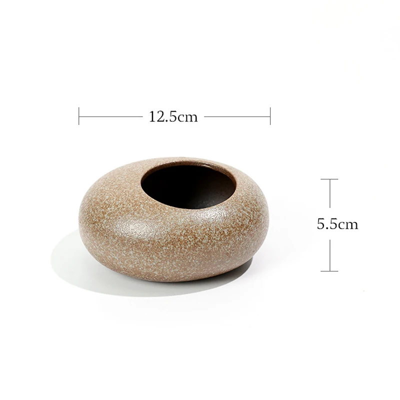 Ceramic Small Water Drop Flower Pot Vase Device Zen Tea Table Desktop Japanese Ikebana Flower Arrangement Utensils Ceramic Tools