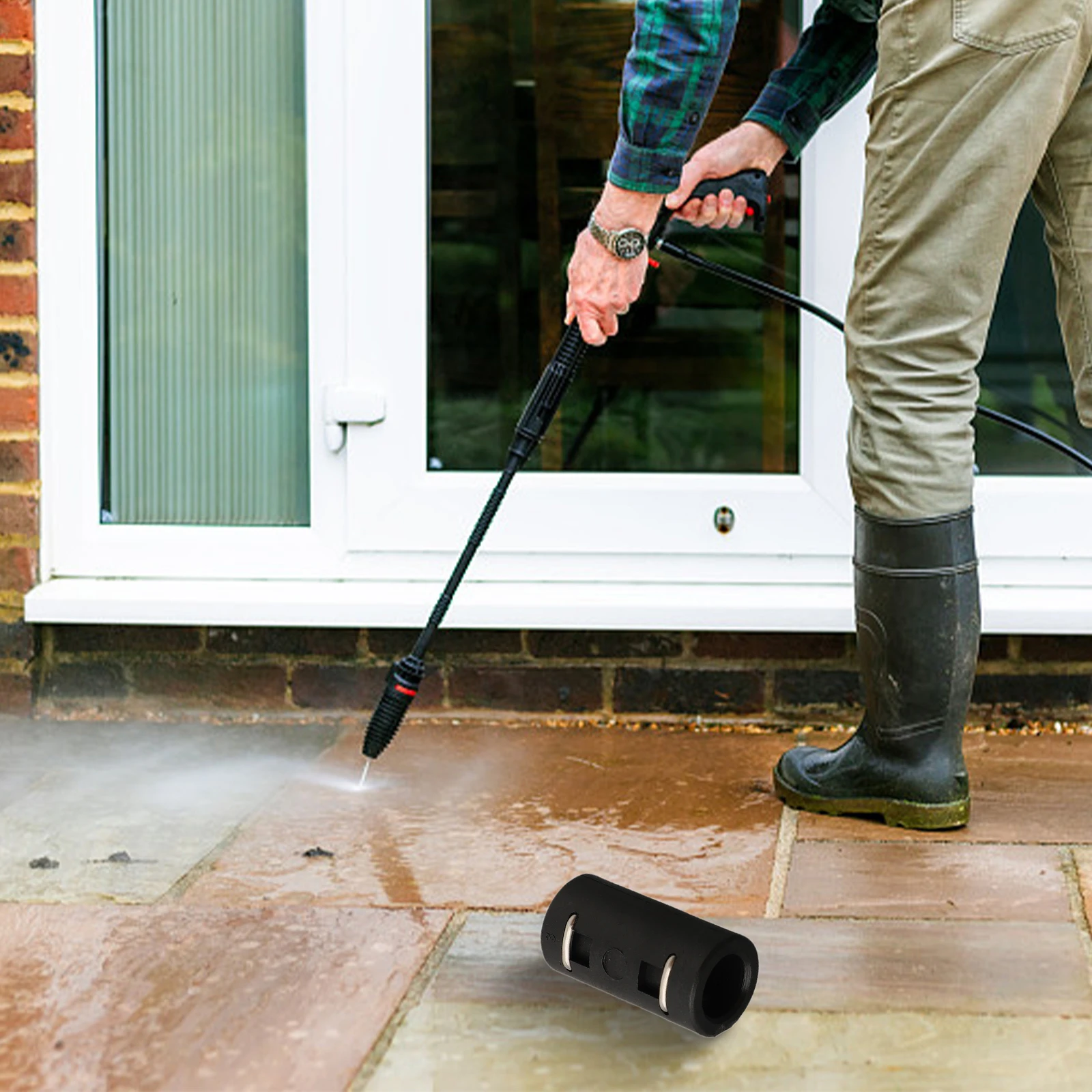 Hose Adapter Pipe Connector Enhanced Versatility Lightweight Multiple Hose Connection Engineering Plastic For Lavor