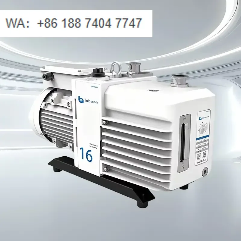 Double Stage Rotary Vane Vacuum Pump Oil Sealed High Accuracy 1 Year Warranty for Lab Coating Semiconductor