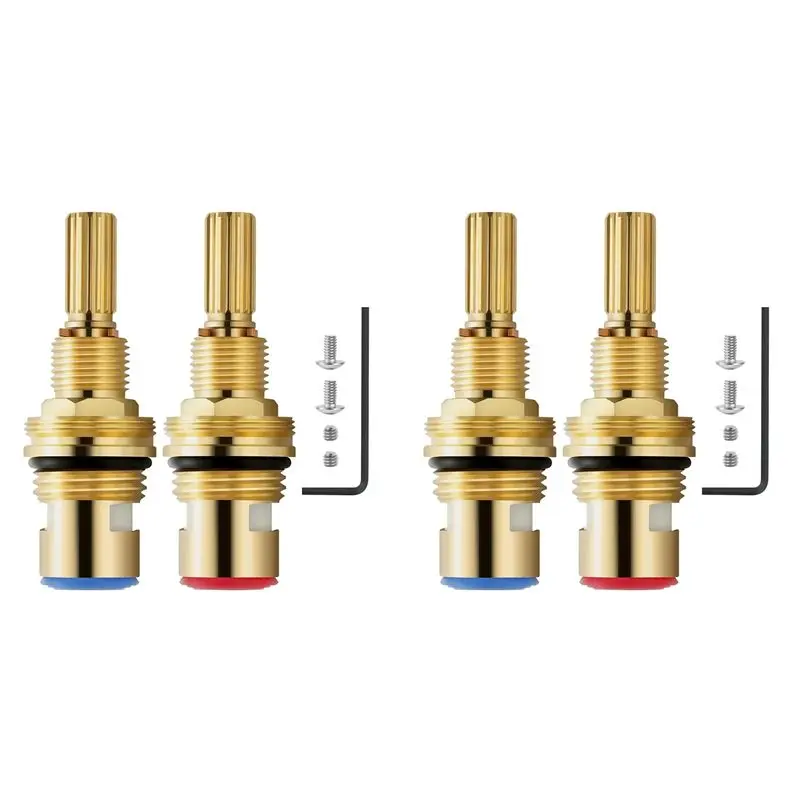 Картридж для клапана THIVN-4X Brass 1-001 и 1-002, совместим с латунными смесителями Newport, прочная латунная конструкция.