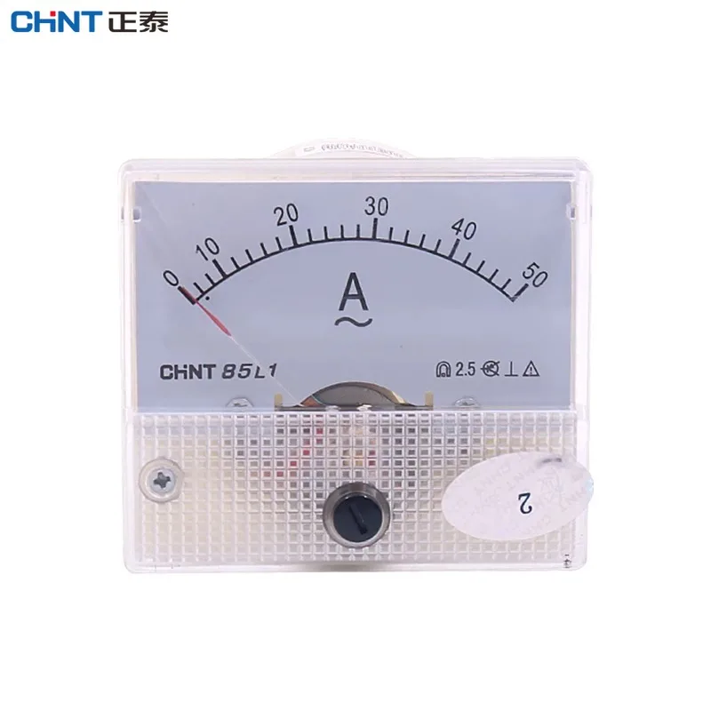 

CHNT CHINT 85L1-A 30/5A 50/5A 75/5A 100/5A 85L1-A Small Machine AC Analog Current Panel AMP Meter Ammeter 85L1 CHINT