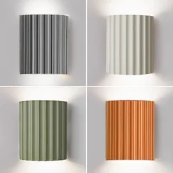 Moderne LED-Wand leuchte minimalist ische Macaron Harz Wand lampen Eingangs bereich Gang Wohnzimmer Schlafzimmer Nachttisch Studie Beleuchtung Leuchte