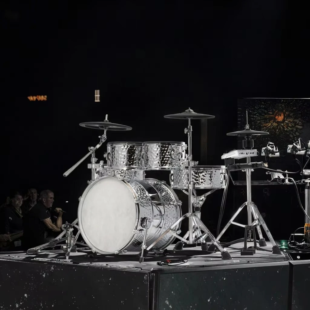 

PDX 880 Professional High Quality All-Metal Premium Electronic Drum Kit Durable Set Custom Metal Hand Hammered Hand Percussion