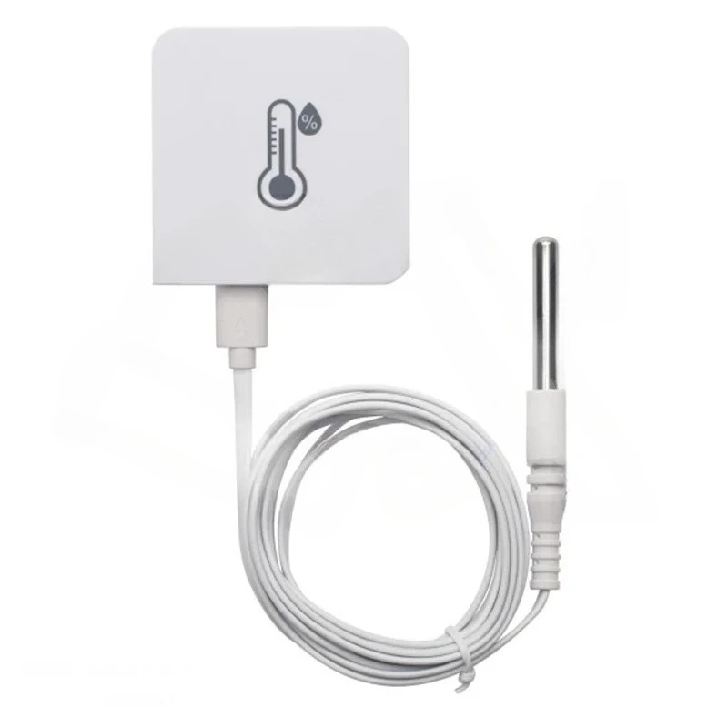LoRaWAN Indoor Temperature Humidity Sensor with External Probe for Smart Home HVAC Monitor