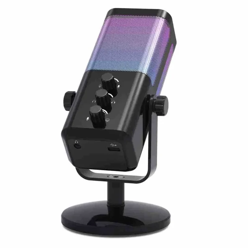 M7 RGB USB Condenser Microphone Noise Reduction For Game Live Streaming Computer Recording Professional Audio Mic