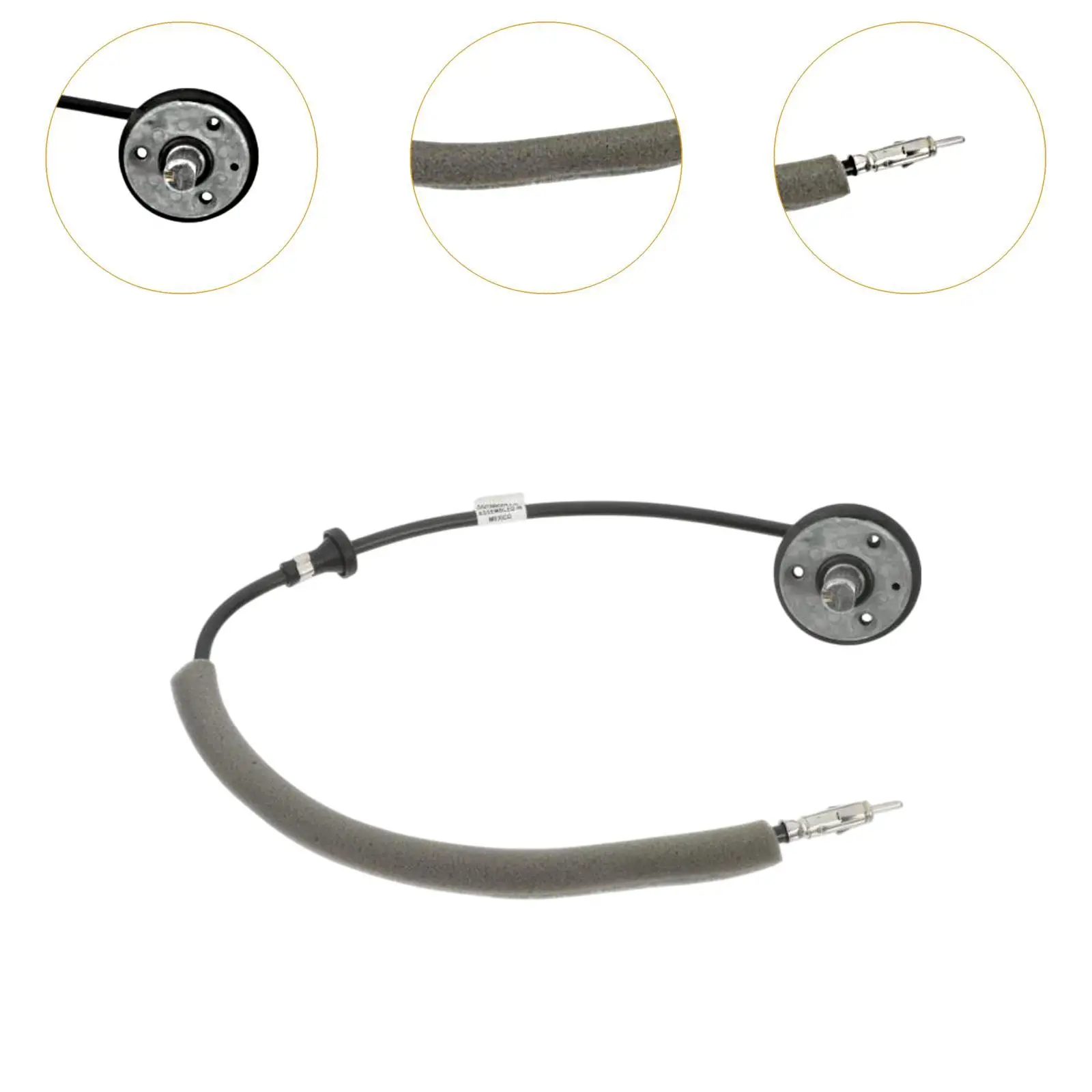 Кабель основания антенны с кронштейном 56038660 Ab Простота установки запасных частей премиум-класса, прямая замена аксессуара для Jeep Wrangler