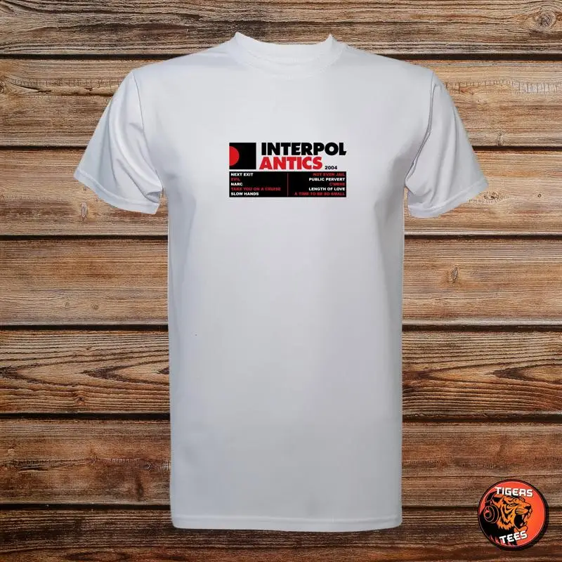 Interpol Antics Post Punk Revival Tribute T-Shirt