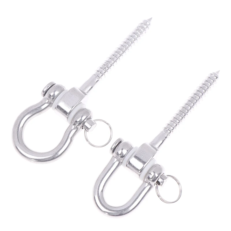 Heavy-Duty Swing Hooks - Durable Stainless Steel Hangers For Hammocks Porch Swings Punching Bags