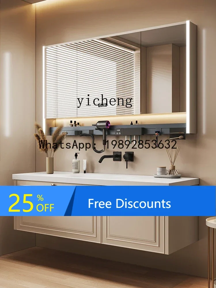 

LYY Whole Washbin Bathroom Cabinet Combination Toothbrush Sterilizer Bathroom Table Washbasin