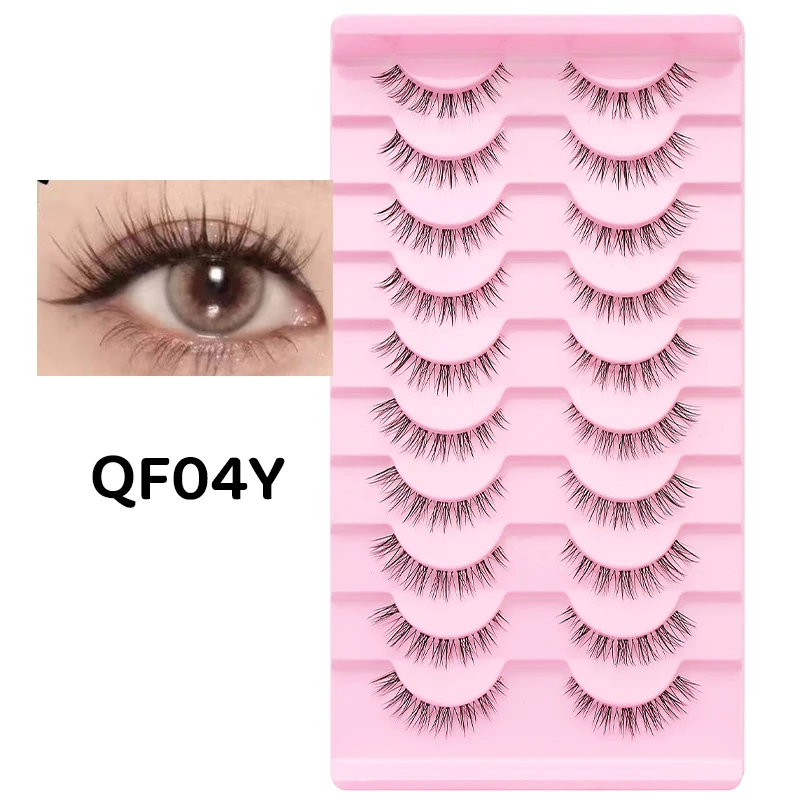 DINGSEN 10 Paar Transparente Anime-Naturwimpern Manga-Wimpern Koreanische Make-up-Wimpern Großhandel Künstliche Wimpern – Detail 10