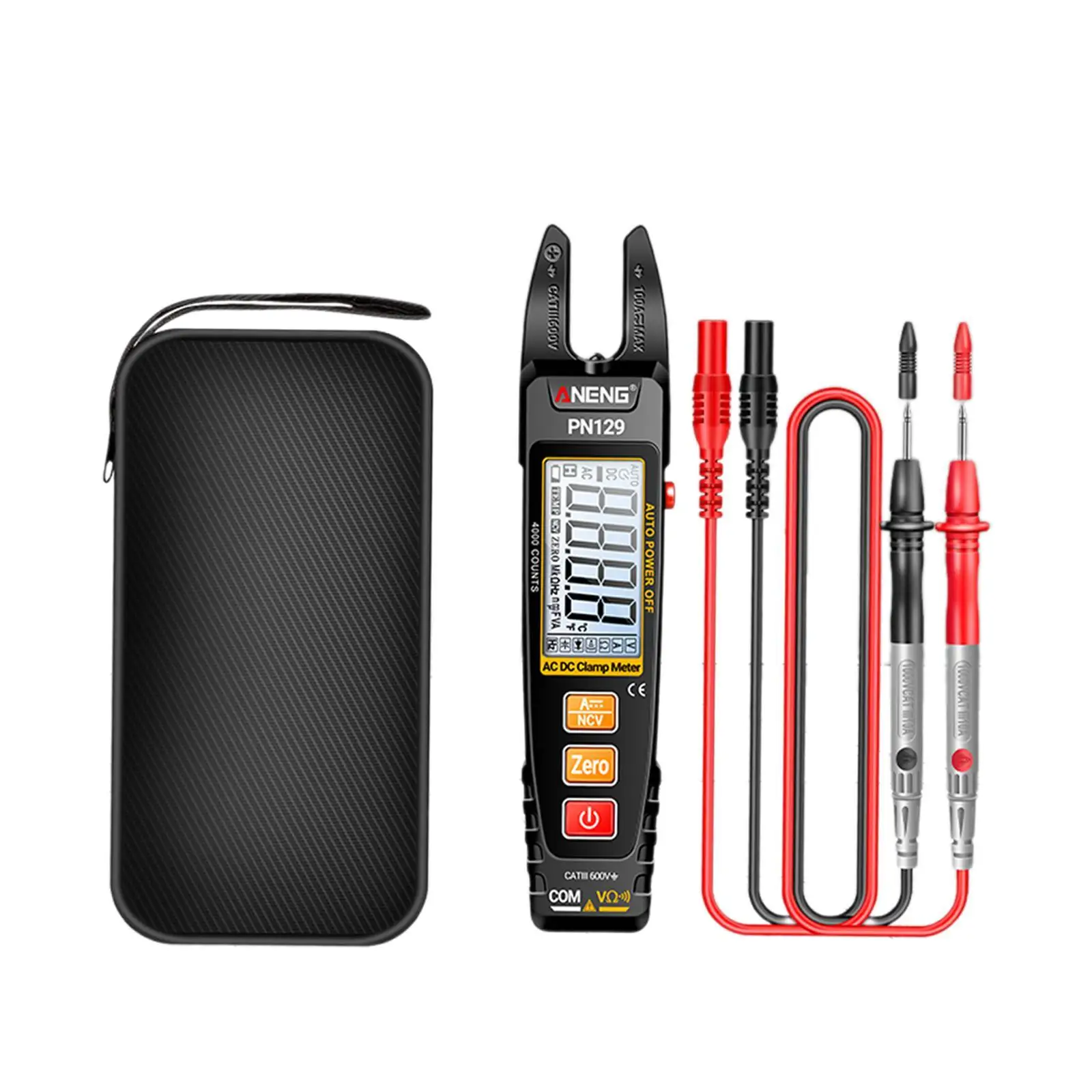 

Digital Clamp Meter Tester DC Volt Current Multimeter PN129 Versatile LCD Display Pocket Electrical Multimeter for Fuses Cars